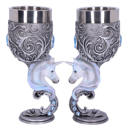 (image for) Enchanted Hearts Goblets (Pair of Loving Cups)